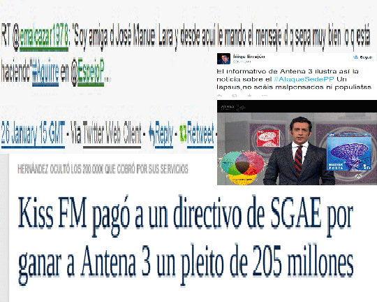 kiss fm Lara sgae Onda Cero